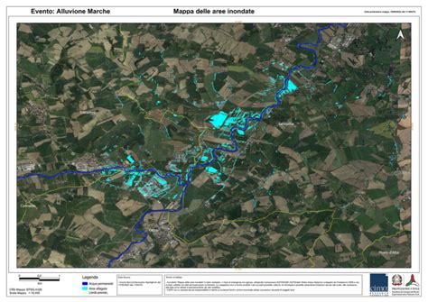 Alluvione Nelle Marche Dai Satelliti Italiani La Mappa Delle Aree