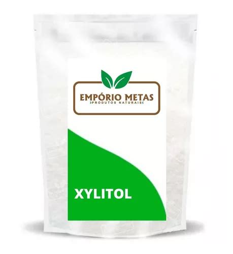 Xilitol Cristal Puro 500g Adoçante Natural Xylitol