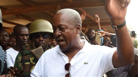 Ghana Election President Mahama Vows To Respect Outcome Bbc News