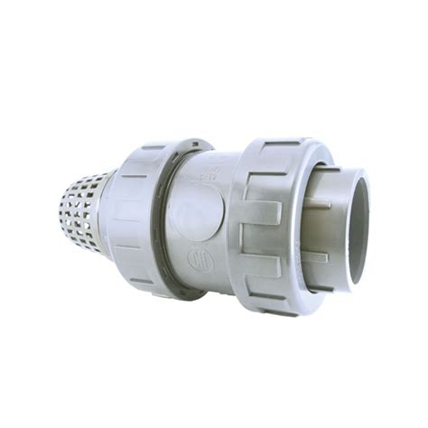 PVC U SPRING FOOT VALVE Metric Delta Valves Plastics