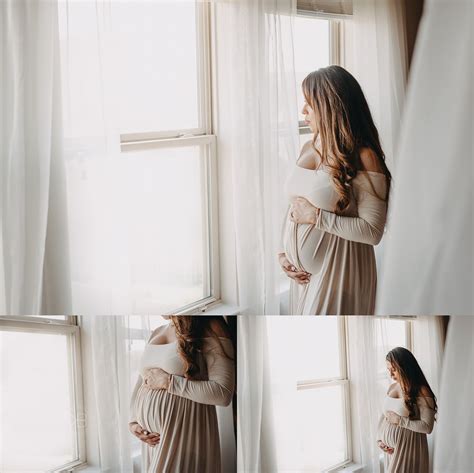 Houston Texas Maternity Photography Studio Shoot Boho Maternity Brick