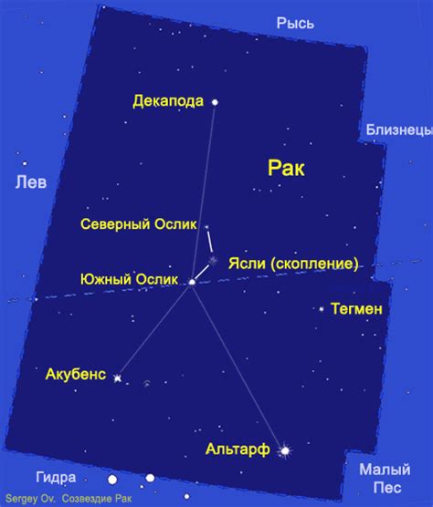 Созвездие Рака Фото — Фото