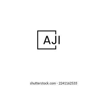 Aji Letter Initial Logo Design Vector Stock Vector Royalty Free