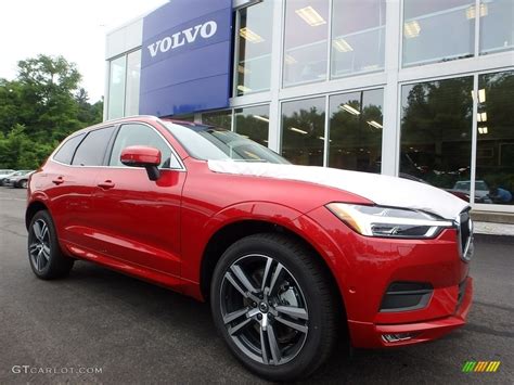 Fusion Red Metallic Volvo Xc T Awd Momentum Exterior Photo