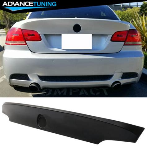 Fits 07 13 BMW 3 Series E92 M3 CSL Style Unpainted Rear Trunk Spoiler