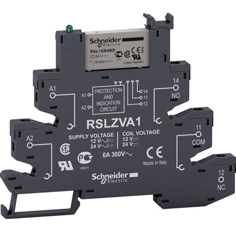 Schneider Electric Interface Relay Complete With Socket With Spring Terminals 6