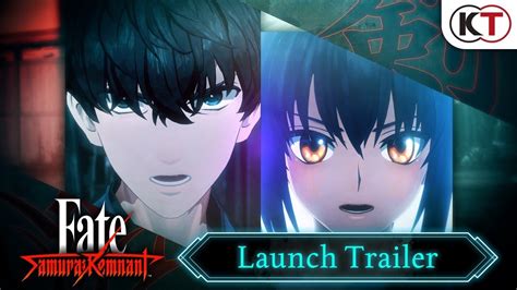 Fate Samurai Remnant Launch Master And Servant Saber Team Trailer