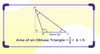 Obtuse Angled Triangle Definition Formula Properties Example