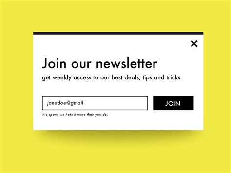 The Power Of Newsletter Sign Up Business To Mark