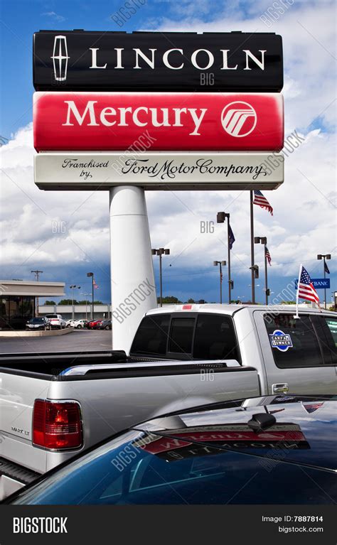 Ford Lincoln Mercury Dealership Sign Stock Photo & Stock Images | Bigstock