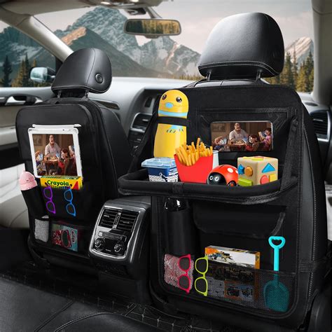 Asendiway Backseat Car Organizer Car Back Seat Organizers And Storage With Tablet