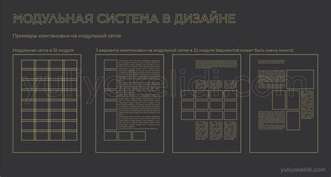 Модульная сетка (система) в дизайне | БЛОГ ЮЛИИ КЕЛИДИ