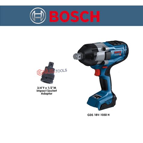 Bosch Gds18v 1050h 18v 3 4 High Torque Cordless Impact Wrench With