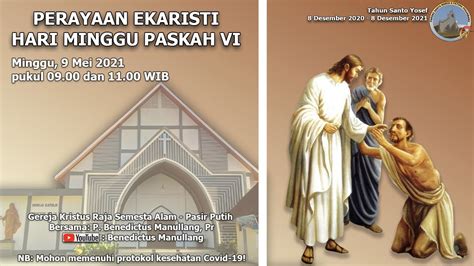 Perayaan Ekaristi Hari Minggu Paskah Vi Minggu Mei Pkl