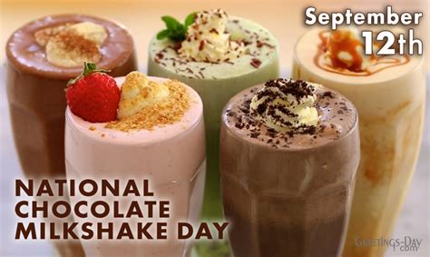 National Chocolate Milkshake Day Celebratedobserved On September 12