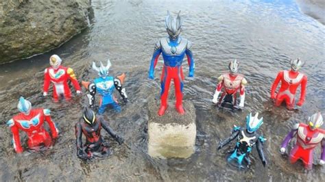 Ultraman Zero Dan Ultraman Ginga Tenggelam Di Sungai Ultraman Geed Dan