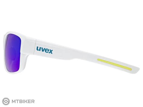 Uvex ESNTL Urban Okuliare White Matt Mirror Blue MTBIKER Shop