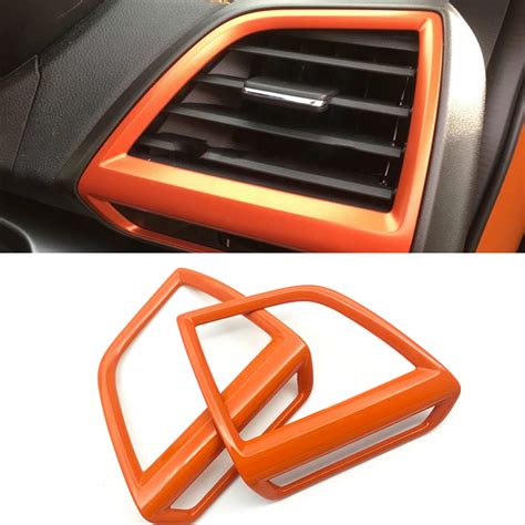 Car ABS Air Conditioning Outlet Vent Styling Garnish Cover Frame Trim