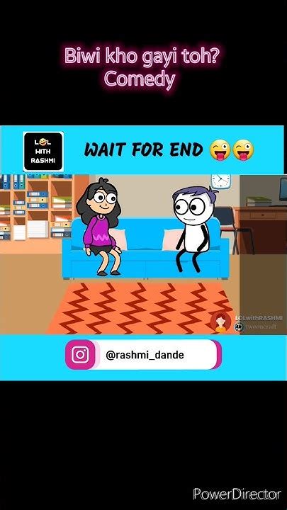 Biwi Kho Gayi Toh Comedy 😜😜 Shorts Cartoonjokes Cartoon