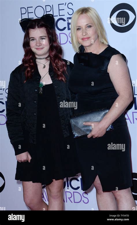 Actress Patricia Arquette (R) and daughter Harlow Olivia Calliope Jane attend the 41st annual ...