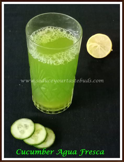 Cucumber Agua Fresca Recipe Seduce Your Tastebuds