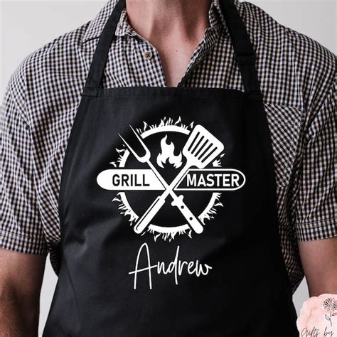 Mens Grilling Apron Etsy