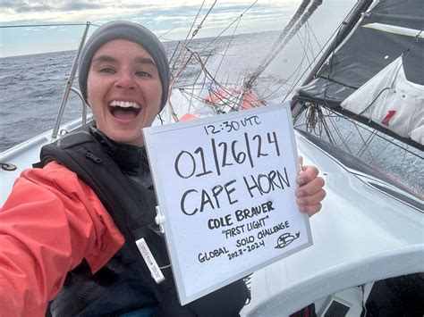 Ny Skipper Cole Brauer Becomes First Us Woman To Sail Solo Around World