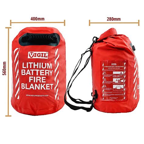 Vigil M X M Lithium Battery Fire Blanket Simply Safety Group