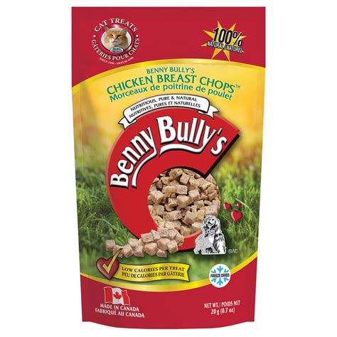 Benny Bully's,Feline Chicken Breast Chops - 20 g - Ren's Pets