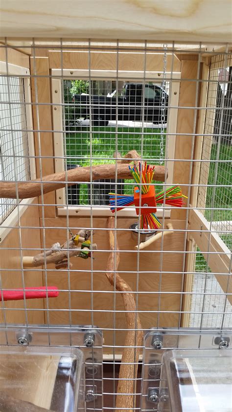 Custom Indoor And Outdoor Walk In Bird Aviaries