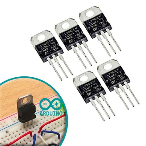 [5pcs] Genuine Lm7805 L7805 Voltage Regulator Ics Daraz Lk