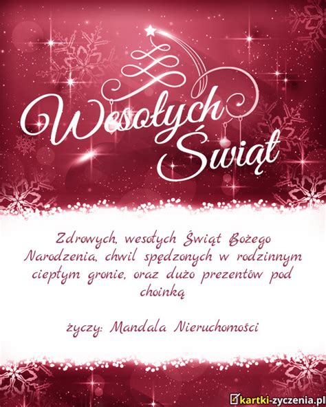 Zdrowych wesołych Świąt Bożego Narodzenia chwil spędzonych w