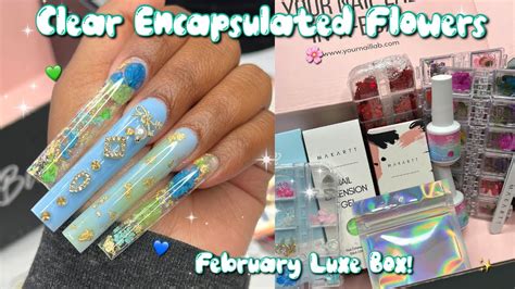 Makartt Your Nail Lab February Luxe Box Xl Encapsulated Flowers