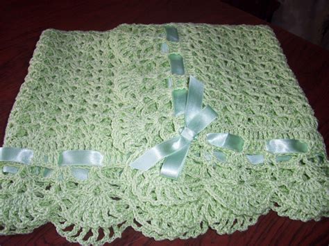 Mantilla Al Crochet Colcha Para Bebe Crochet Cobija Para Beb De