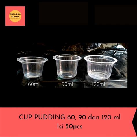 Jual Cup Puding Agar Pudding Kecil Ml Ml Ml Shopee Indonesia