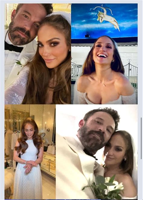 Jennifer Lopez Divulga Primeiras Fotos De Casamento Ben Affleck