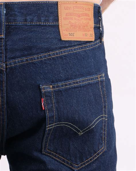 Levis 501 Original Fit Jeans One Wash 80s Casual Classics