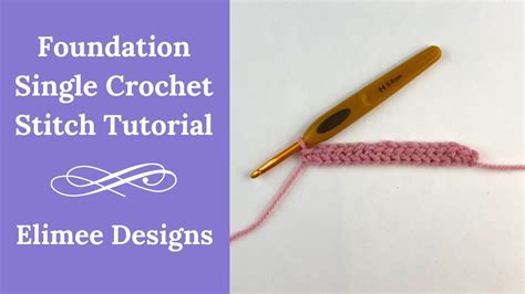 How To Crochet The Chainless Foundation Single Crochet Fsc Stitch