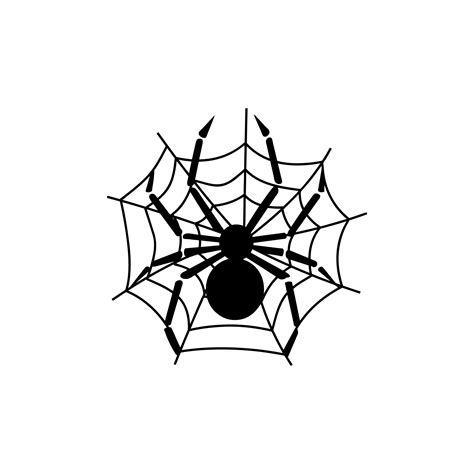 Cartoon Spider Illustration Isolated On Png Transparent Background