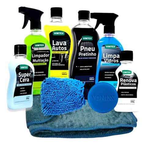 Shampoo para vehículo Vonixx Carro Moto Limpa Encera Brilho Kit de