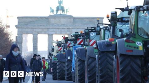 Germanys Far Right Seek Revolution In Farmers Protests Bbc News