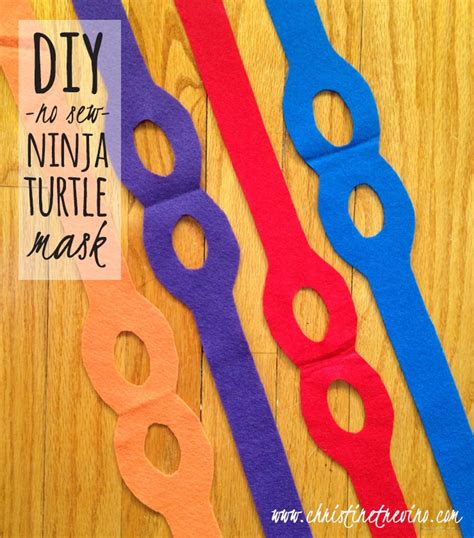 Diy Ninja Turtle Mask Free Printable Pattern Christine Trevino