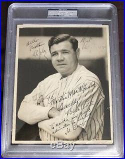 Babe Signed Inscribed Autograph