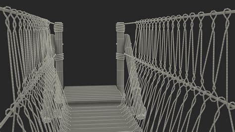 Rope Bridge Kit 3d Model 39 3ds Blend C4d Fbx Max Ma Lxo Obj