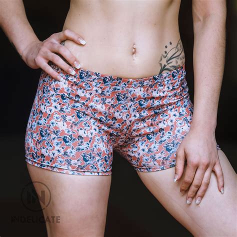Autumn Flowers Hot Pants Indelicate Clothing