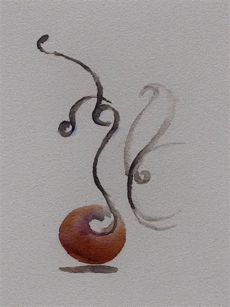 A Minimal Watercolor Painting Of An Acorn That Turns Stable Diffusion