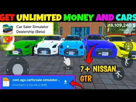 CAR SALER SIMULATOR DEALERSHIP UNLIMITED MONEY AND CARS FILE CAR