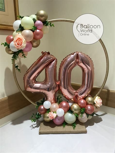 40th Celebration Hopp Birthday Balloon Decorations Balloon