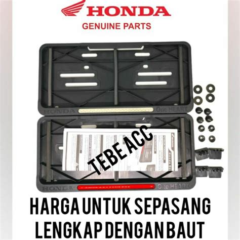 Jual Model Terbaru Cover Plat Nomor Original Ahm Honda Vario