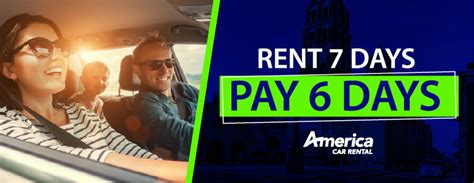 Meet our Special Car Rental Offers with America